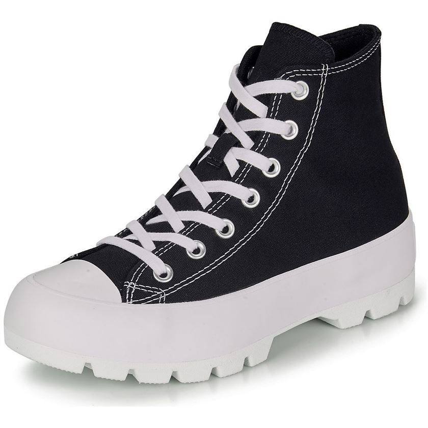 Converse femme ctas lugged hi noir1676303_2 sur voshoes.com