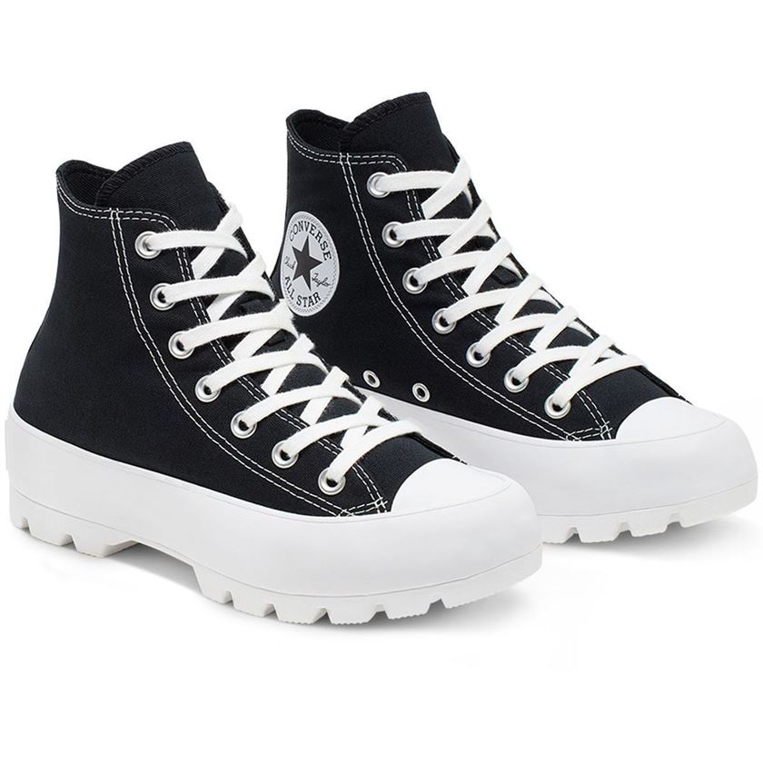 Converse femme ctas lugged hi noir1676303_5 sur voshoes.com