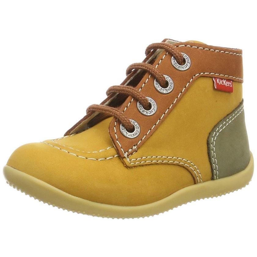 Kickers fille bonbon jaune1686603_2 sur voshoes.com