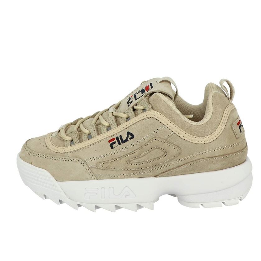 Fila femme disruptor s low wmn beige1705702_3 sur voshoes.com