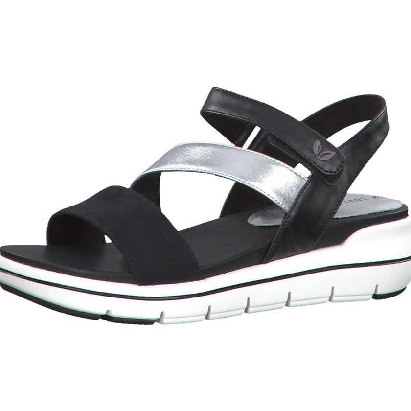 Marco tozzi femme vegan noir1712301_2 sur voshoes.com