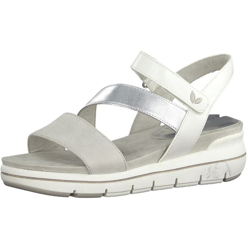 Marco tozzi femme vegan blanc1712302_2 sur voshoes.com