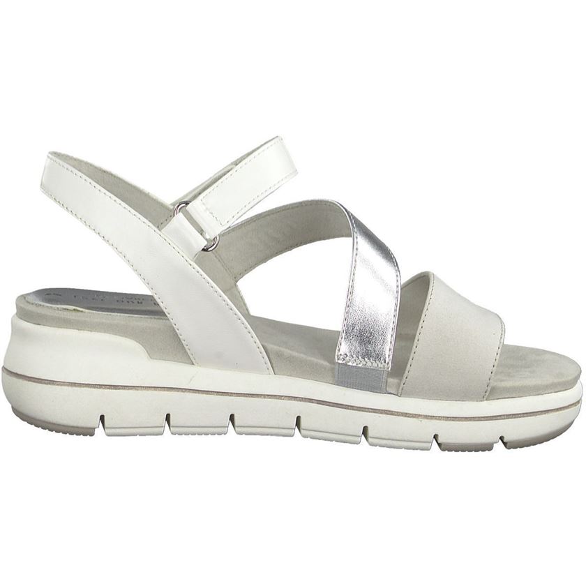 Marco tozzi femme vegan blanc1712302_3 sur voshoes.com