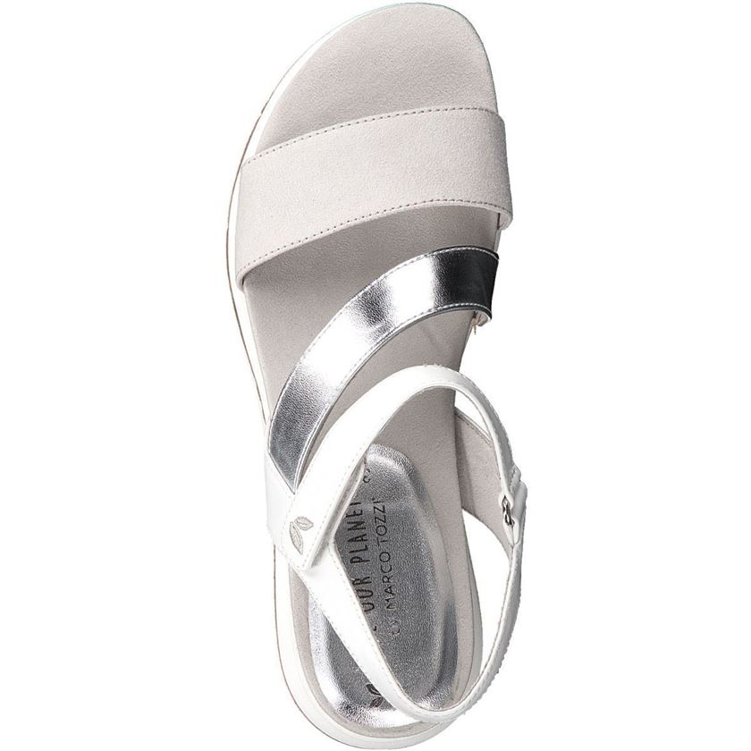 Marco tozzi femme vegan blanc1712302_4 sur voshoes.com