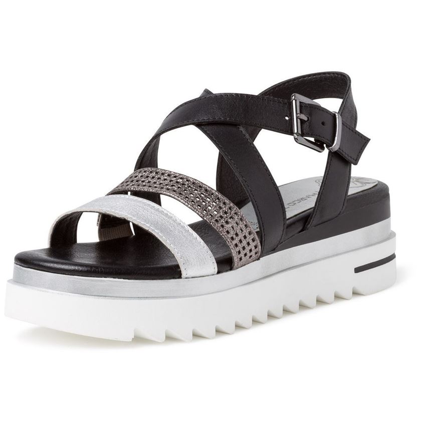 Marco tozzi femme colette noir1712402_2 sur voshoes.com