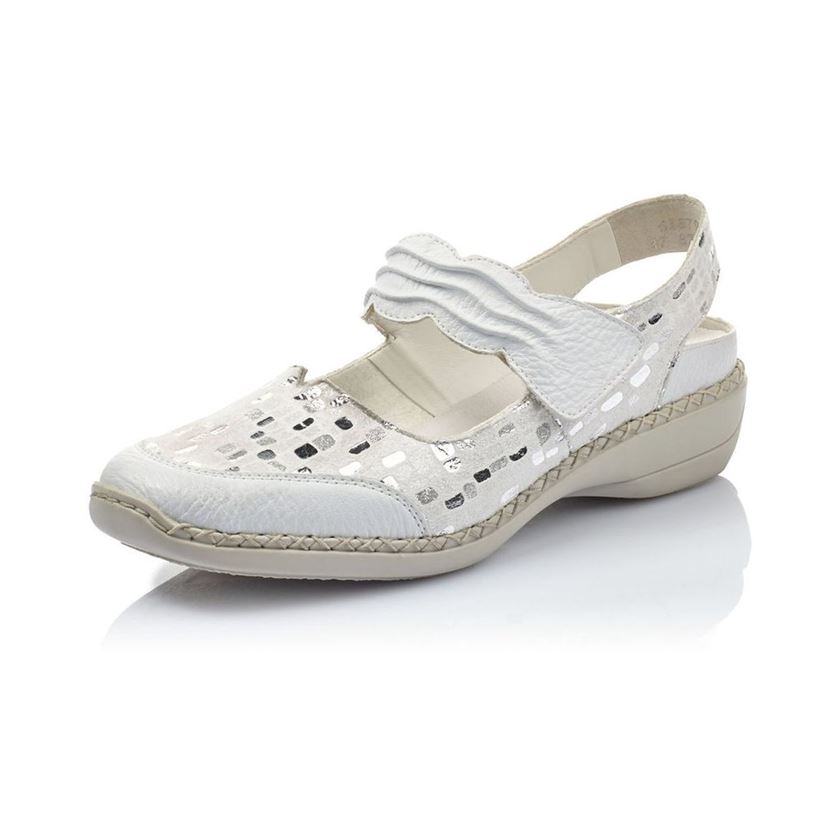 Rieker femme galaxy blanc1717301_2 sur voshoes.com