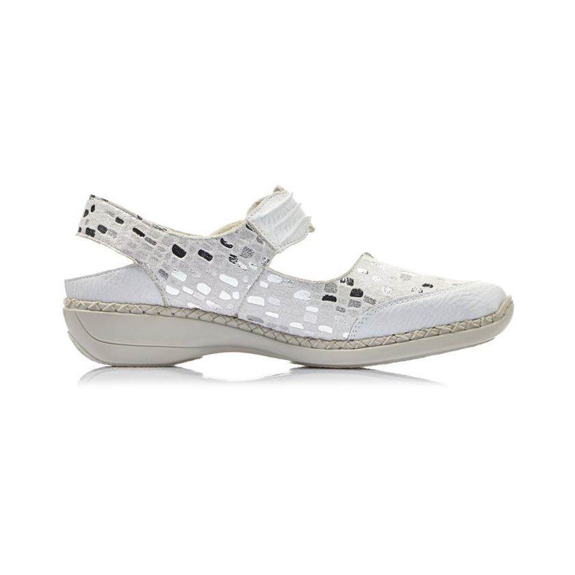 Rieker femme galaxy blanc1717301_3 sur voshoes.com