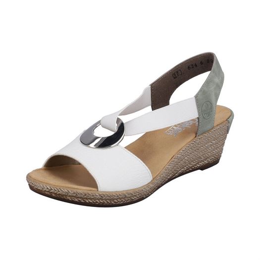 Rieker femme namibia blanc1721103_2 sur voshoes.com