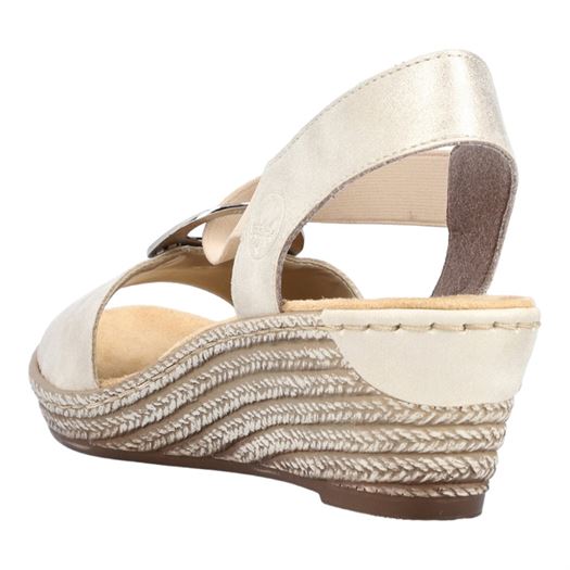 Rieker femme namibia beige1721104_4 sur voshoes.com