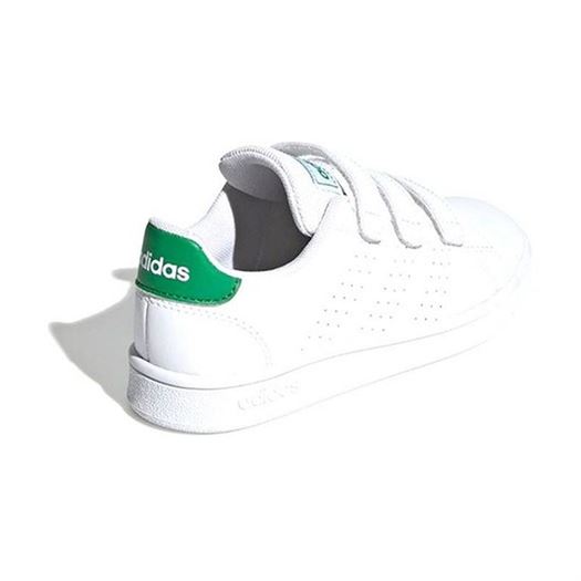 Adidas garcon advantage i blanc1735501_3 sur voshoes.com