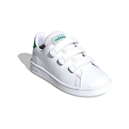 Adidas garcon advantage i blanc1735501_4 sur voshoes.com