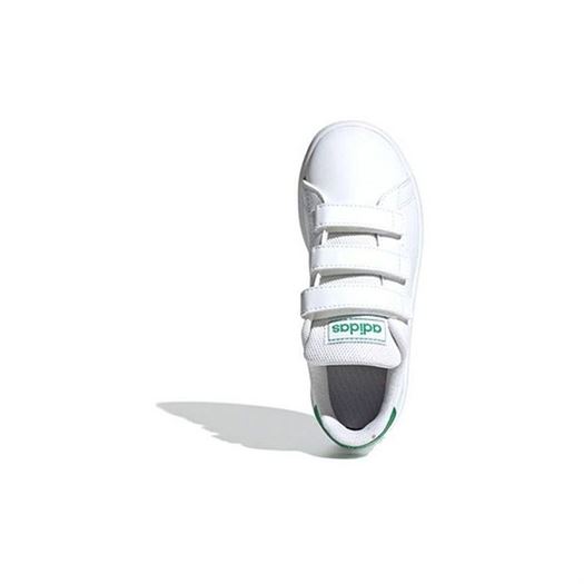 Adidas garcon advantage i blanc1735501_5 sur voshoes.com
