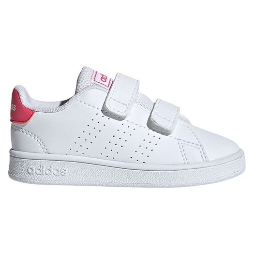 fille Adidas fille advantage i blanc