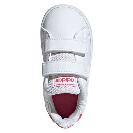 Adidas fille advantage i blanc1735701_4 sur voshoes.com