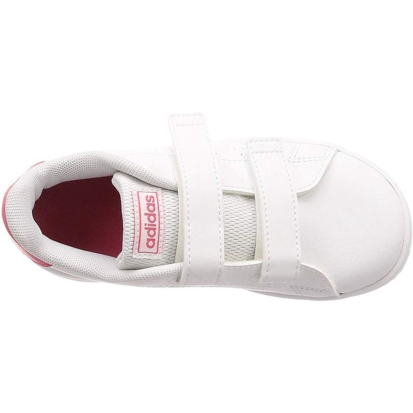 Adidas fille advantage i blanc1735701_6 sur voshoes.com