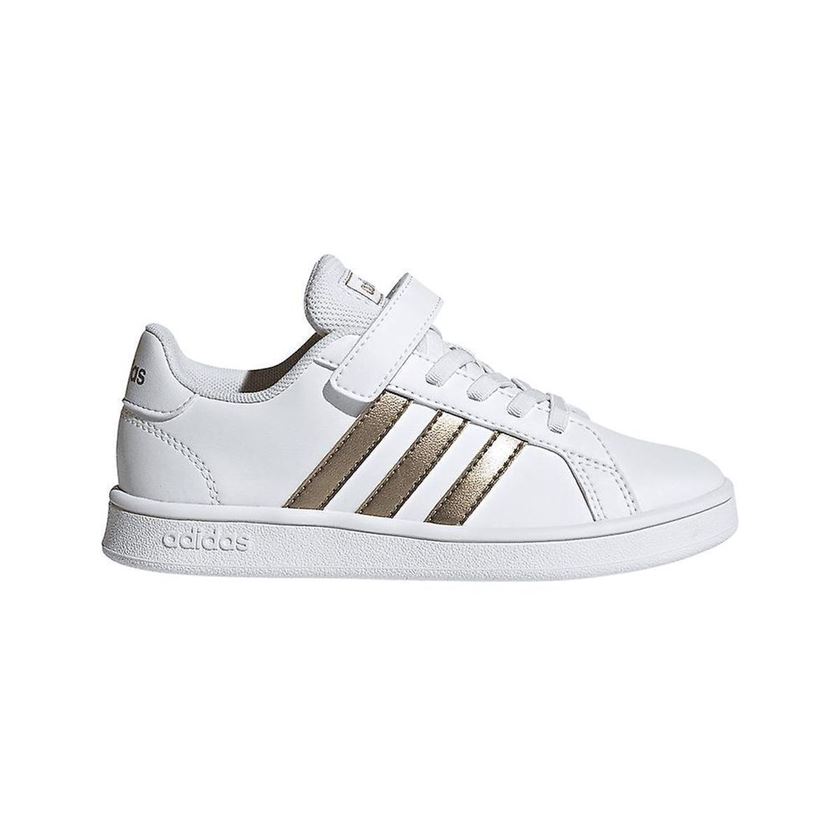 fille Adidas fille grand court c blanc