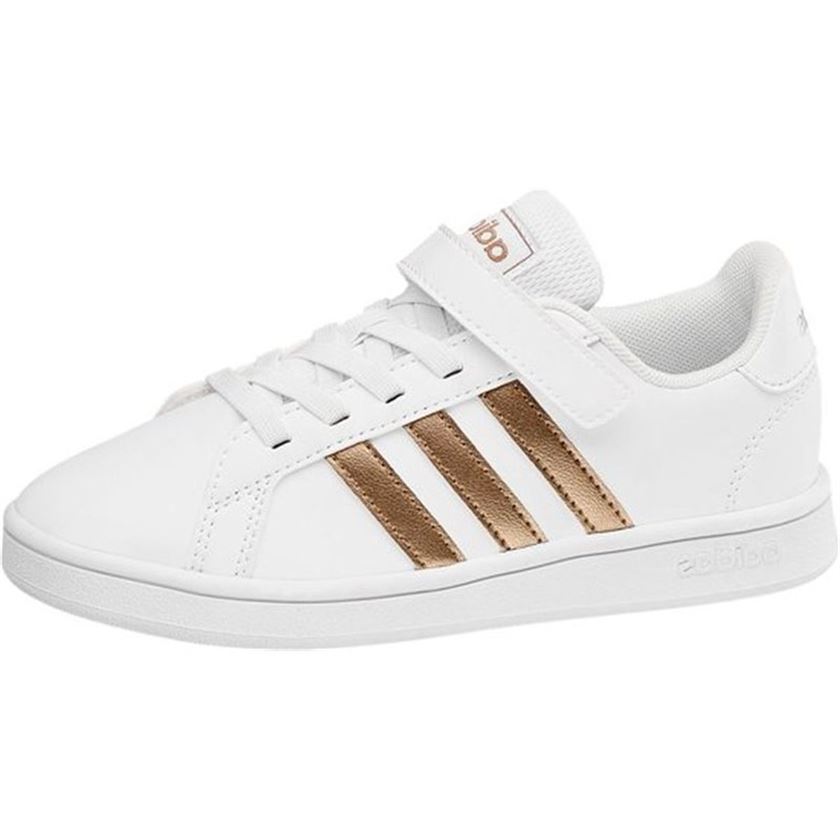 Adidas enfant grand court c blanc1735901_2 sur voshoes.com