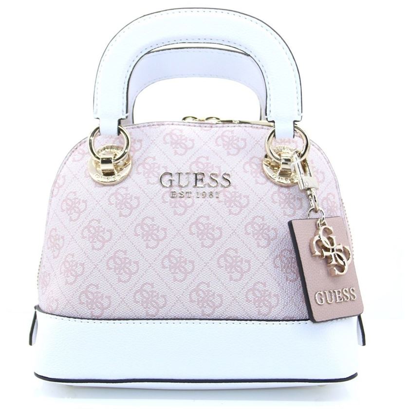 Guess femme cathleen small dome satchel rose1740102_2 sur voshoes.com