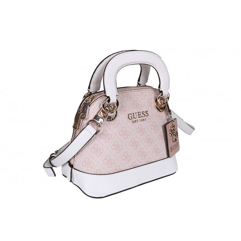 Guess femme cathleen small dome satchel rose1740102_3 sur voshoes.com