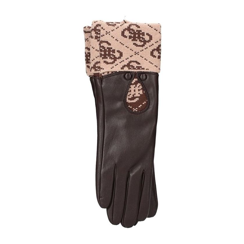 femme Guess femme valy gloves marron