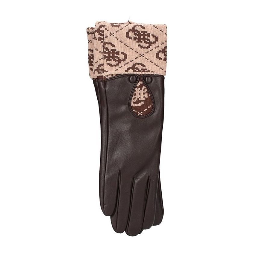 Guess femme valy gloves marron1750001_2 sur voshoes.com