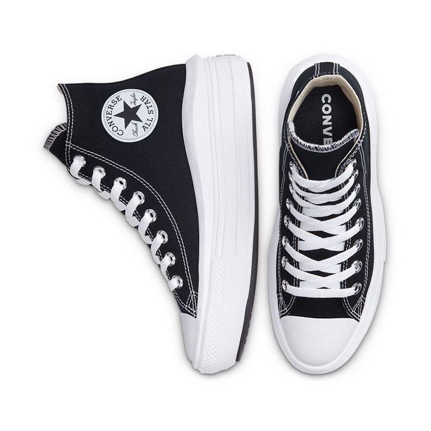 Converse femme chuck taylor hi move noir1755203_4 sur voshoes.com