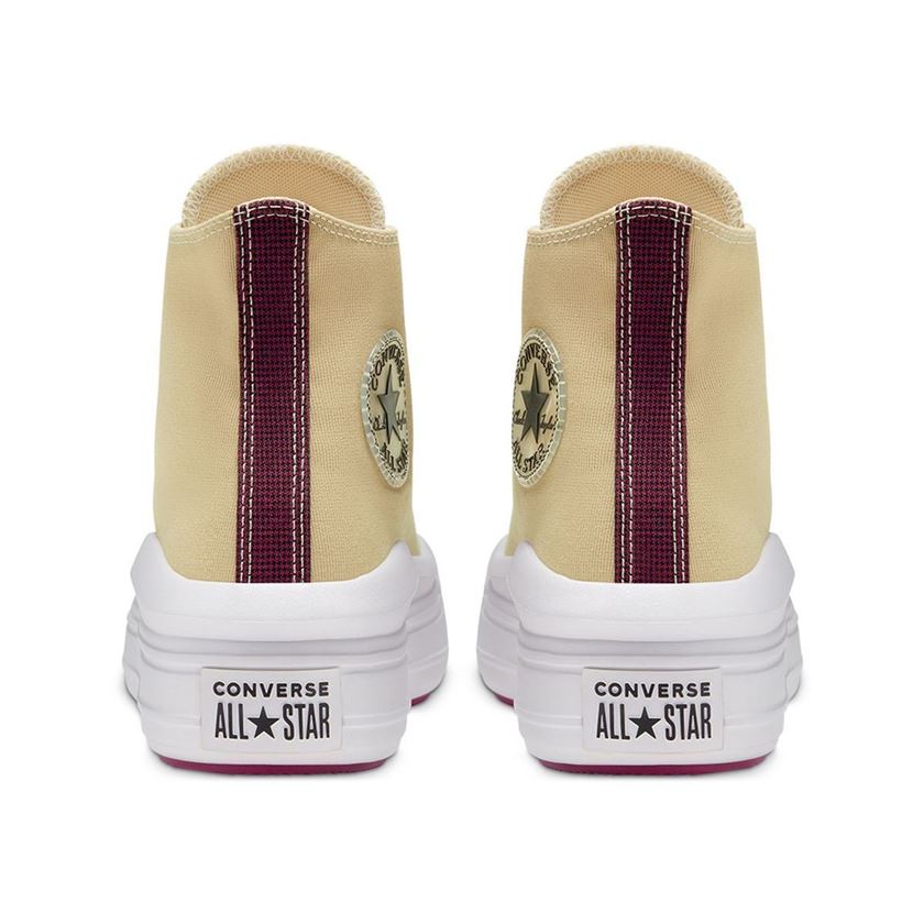 Converse femme chuck taylor hi move beige1755206_5 sur voshoes.com