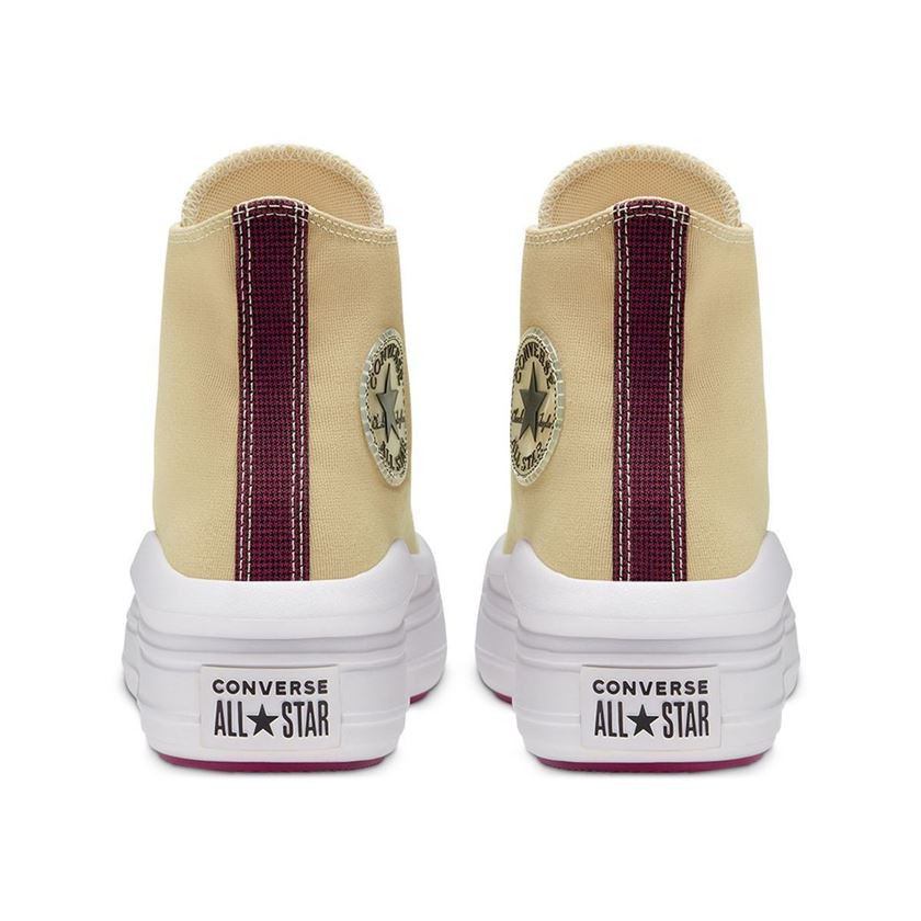 Converse femme chuck taylor hi move beige1755206_5 sur voshoes.com