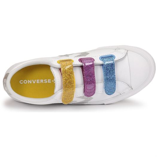 Converse fille star player ev 3v blanc1755501_4 sur voshoes.com