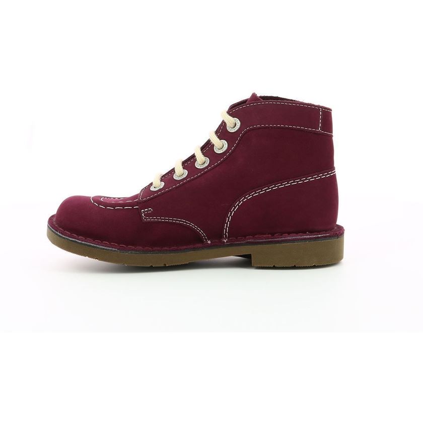 Kickers femme kick col bordeaux1756302_3 sur voshoes.com