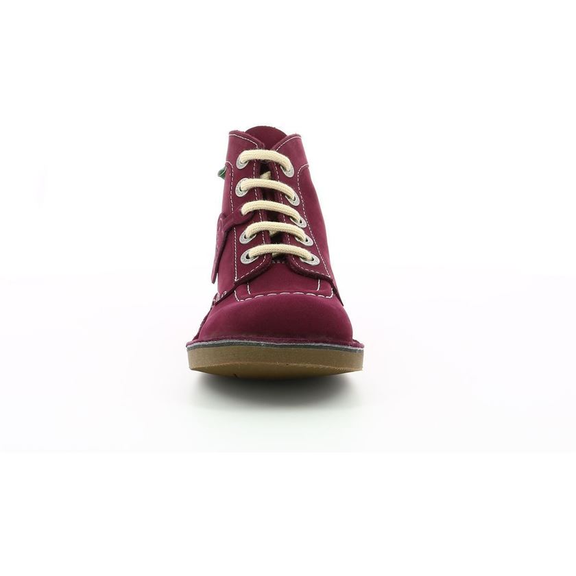 Kickers femme kick col bordeaux1756302_4 sur voshoes.com