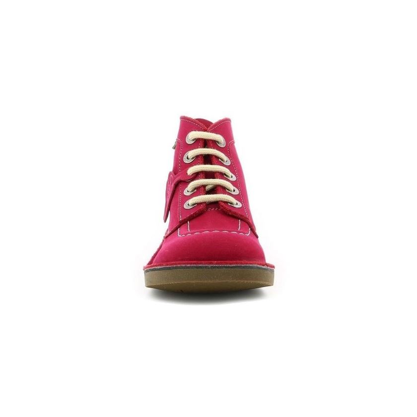 Kickers femme kick col rose1756303_4 sur voshoes.com