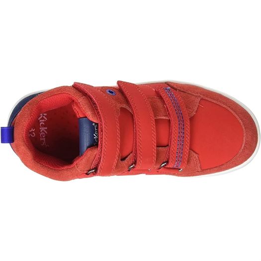 Kickers garcon bilbon rouge1756602_4 sur voshoes.com