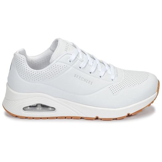 femme Skechers femme uno blanc