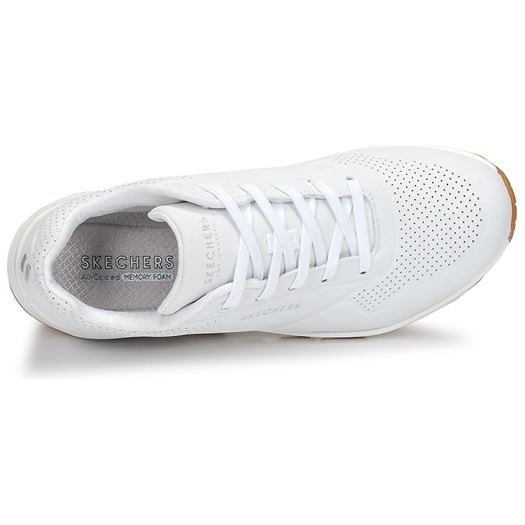 Skechers femme uno blanc1757602_6 sur voshoes.com