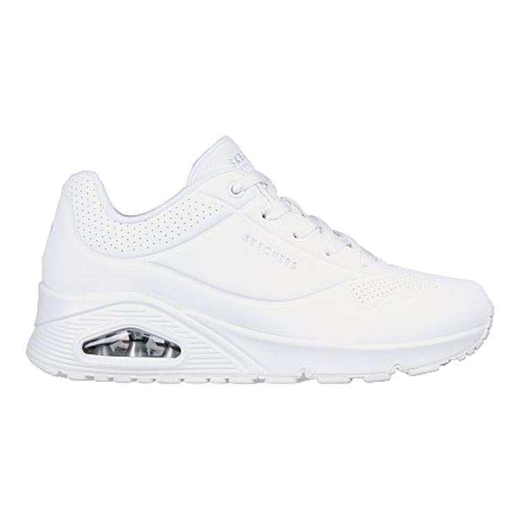 femme Skechers femme uno blanc