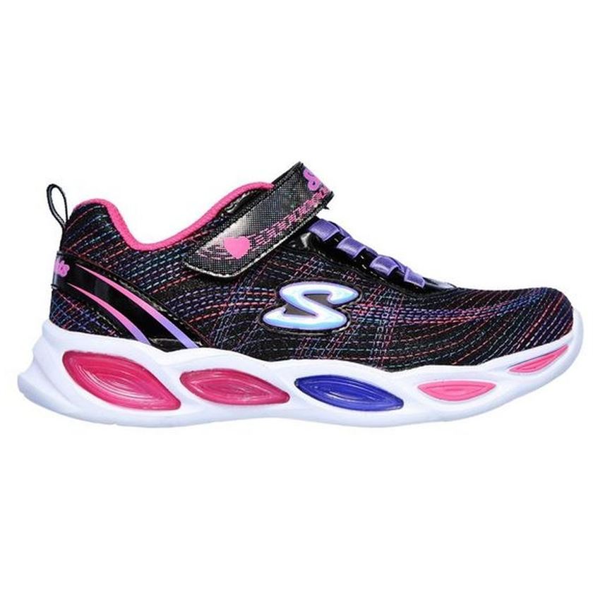 fille Skechers fille shimmer beams noir