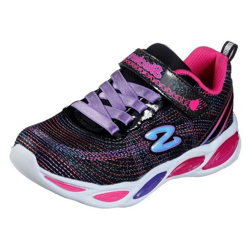 Skechers fille shimmer beams noir1757901_2 sur voshoes.com