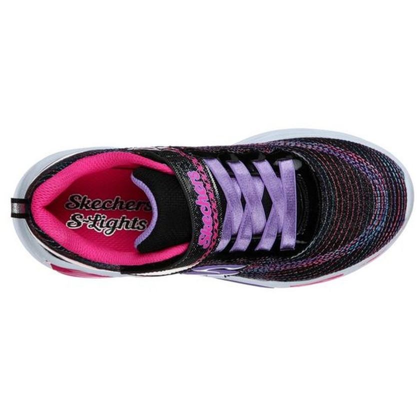 Skechers fille shimmer beams noir1757901_4 sur voshoes.com