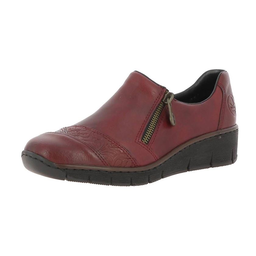 Rieker femme accelor bordeaux1758202_2 sur voshoes.com