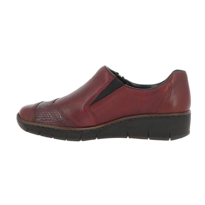 Rieker femme accelor bordeaux1758202_3 sur voshoes.com