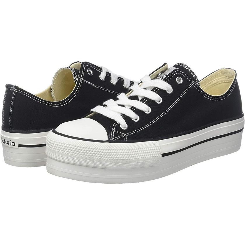 Victoria femme tribu doble lona noir1761301_3 sur voshoes.com