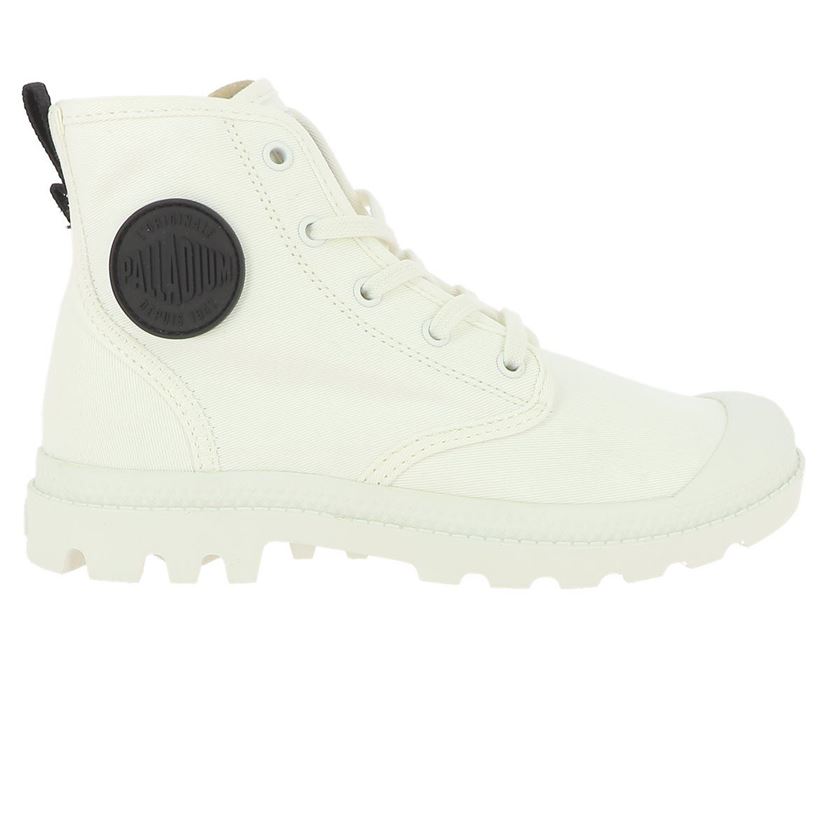 femme Palladium femme hi twill w blanc