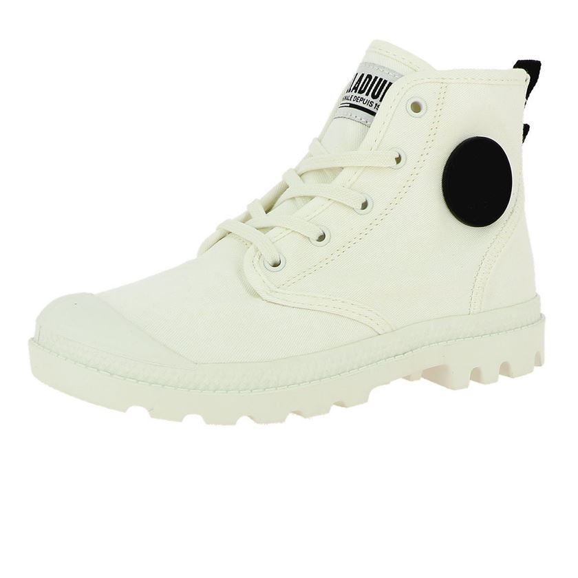 Palladium femme hi twill w blanc1767904_2 sur voshoes.com