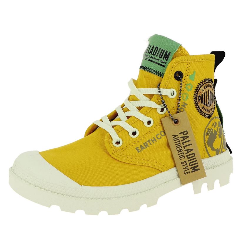 Palladium femme organic metro u jaune1768303_2 sur voshoes.com