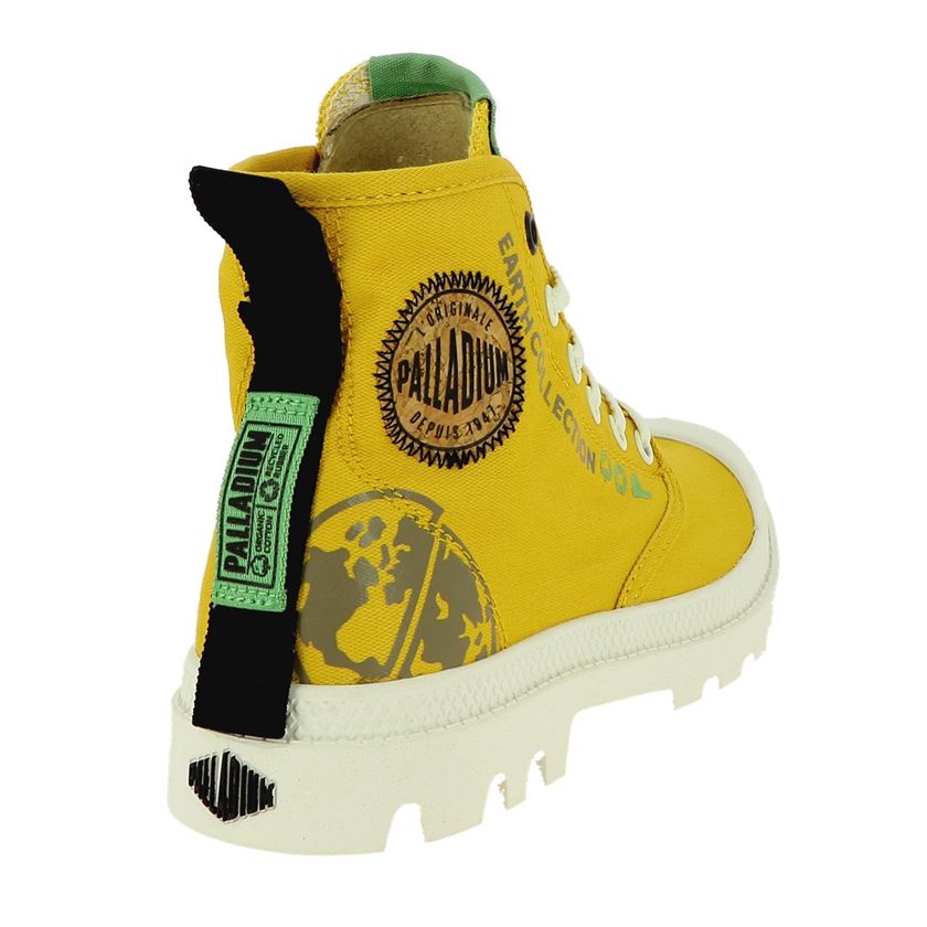 Palladium femme organic metro u jaune1768303_4 sur voshoes.com