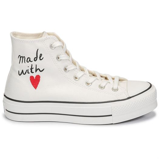 femme Converse femme chuck taylor all star lift blanche