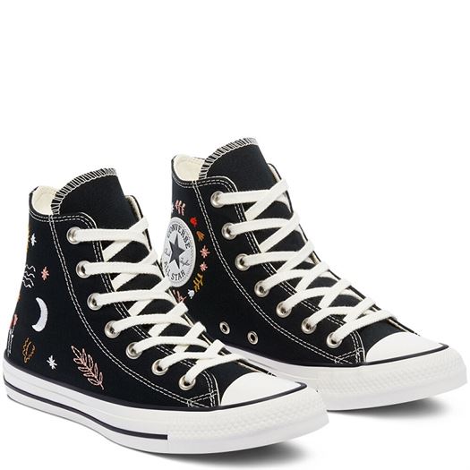 Converse femme chuck taylor all star   hi noir1768702_2 sur voshoes.com