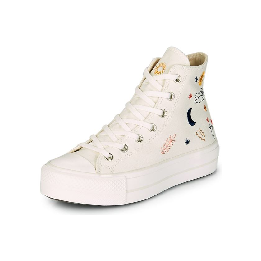 Converse femme chuck taylor all star  hi blanc1768703_2 sur voshoes.com