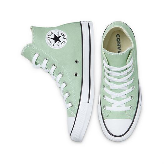 Converse femme chuck taylor all star  hi vert1768706_5 sur voshoes.com